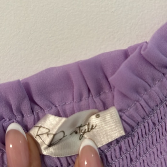 🔥CLEARANCE🔥 Cute Lilac Frilly Summer Dress Sz S - Picture 3 of 4